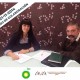 Firma Convenio con Emi Sánchez (Gerente AVA-ATA EUSKADI) con Iñaki Madina Viteri (Delegado Zona Norte BP OIL)